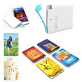 Double Sides Full Color Imprinted Ultrathin 2500 mAh Power Bank
